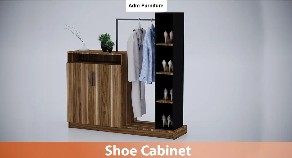 022 adm جزامة بأرفف خشب MDF - ADM022 - الصورة 1